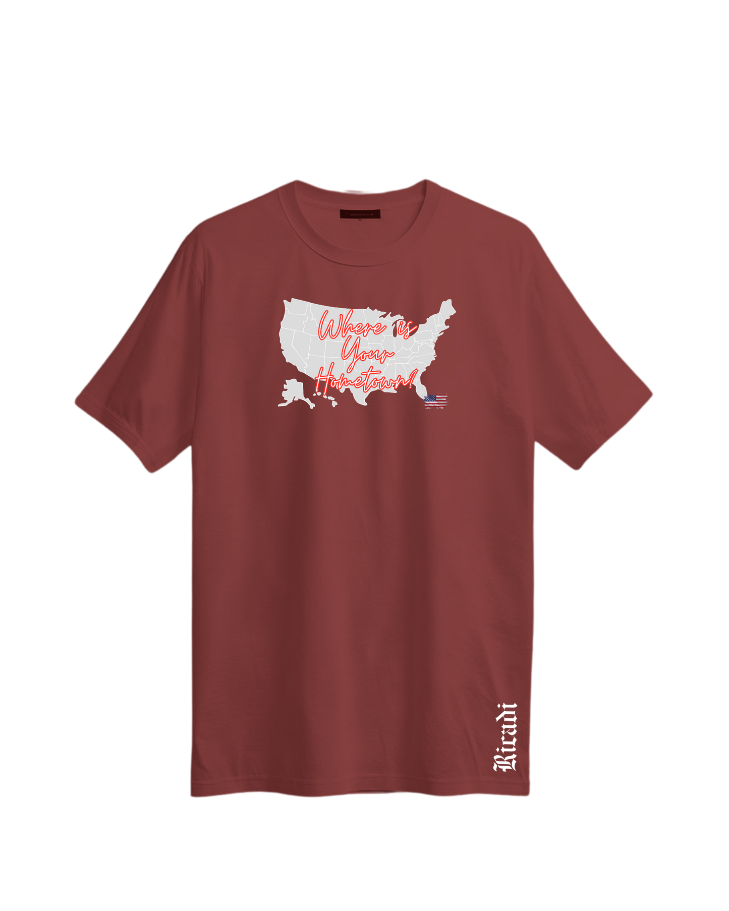 "Hometown" Round-Neck T-Shirt