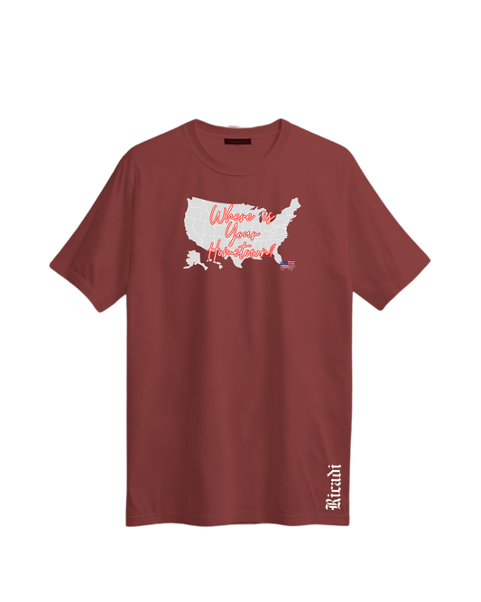 "Hometown" Round-Neck T-Shirt